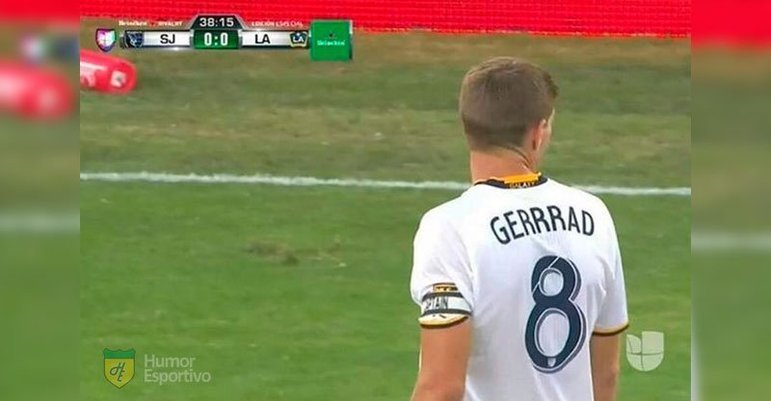 Gafes em camisas de jogadores: Gerrard virou Gerrrad