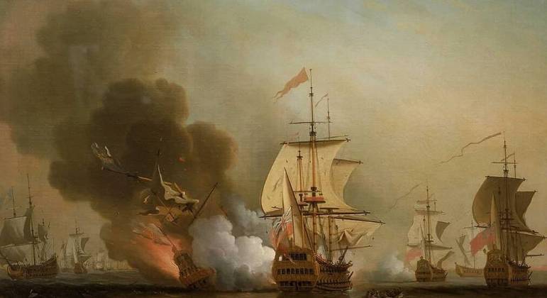 O navio está perdido no fundo do mar há mais de 300 anos