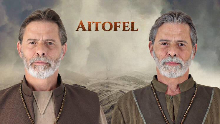 Aitofel, personagem de Marcos Winter, fez de tudo para esconder o pecado da neta, Bateseba (Paloma Bernardi/Anna Lima). Na oitava temporada, A Consequência, o conselheiro do rei de Israel continua como um homem ambicioso, que tenta manter as aparências a todo custo 