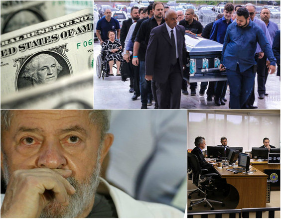 Adeus a Gugu, condenação de Lula e recordes do dólar marcam a semana