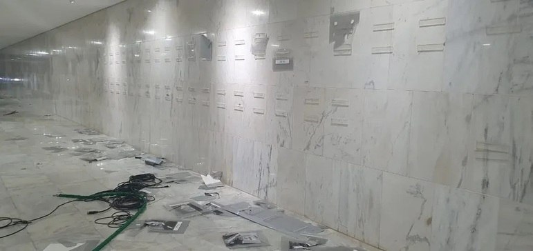 Galeria de Presidentes, no Palácio do Planalto