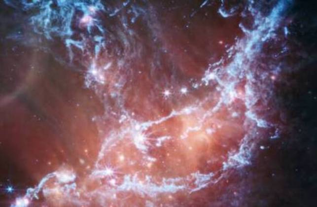 Nesta fotografia, feita pelo Telescópio Espacial James Webb, está a NGC 346, a maior e mais brilhante região de formação estelar da Pequena Nuvem de MagalhãesBombou em TEC! Rãs fêmeas se fingem de mortas para evitar sexo indesejado, diz estudo
