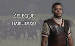 Zeleque veio de Amon e foi aceito no exército por Abner (Dudu Pelizzari). Desde então, o soldado tem lutado por Israel e será fundamental na batalha que está por vir contra os amonitas 