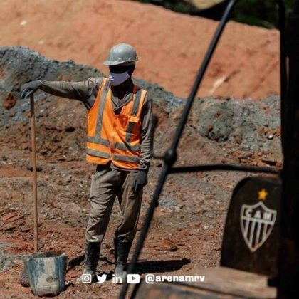 GALERIA: Veja as obras do novo estádio do Atlético-MG