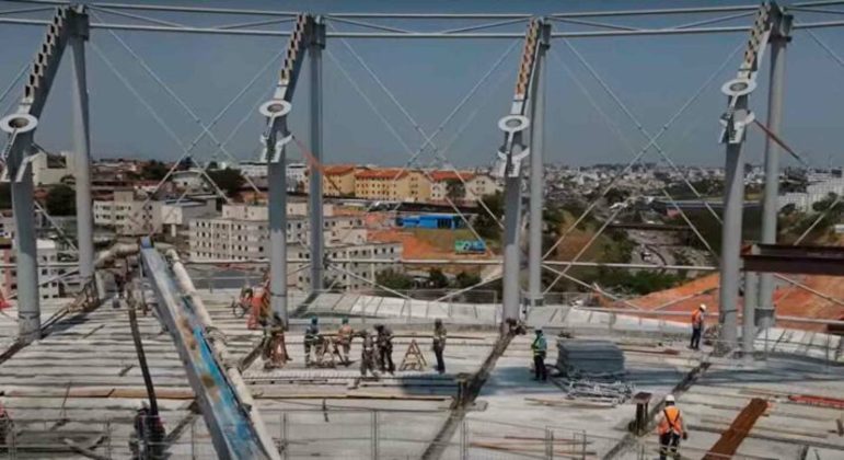 GALERIA: Veja como estão as obras do novo estádio do Atlético-MG