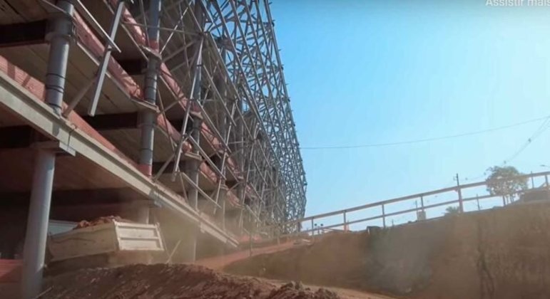 GALERIA: Veja como estão as obras do novo estádio do Atlético-MG