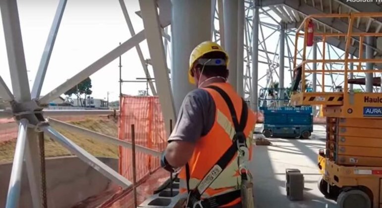 GALERIA: Veja como estão as obras do novo estádio do Atlético-MG