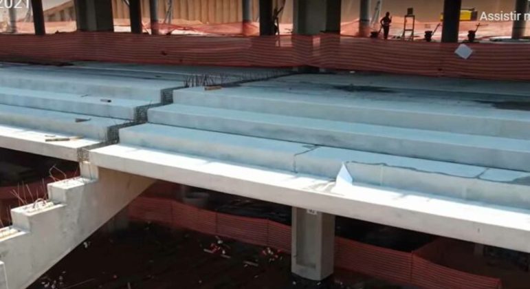 GALERIA: Veja como estão as obras do novo estádio do Atlético-MG