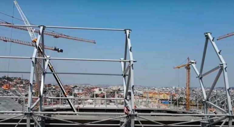 GALERIA: Veja como estão as obras do novo estádio do Atlético-MG