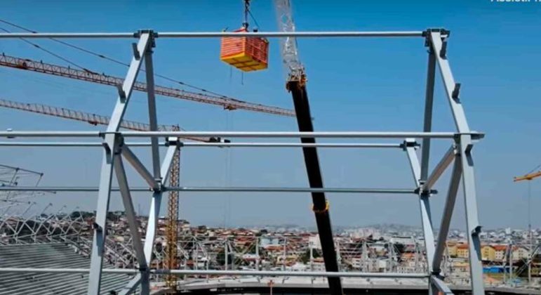 GALERIA: Veja como estão as obras do novo estádio do Atlético-MG