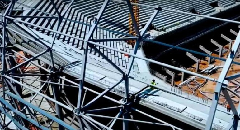 GALERIA: Veja como estão as obras do novo estádio do Atlético-MG