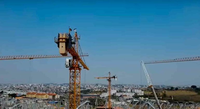 GALERIA: Veja como estão as obras do novo estádio do Atlético-MG