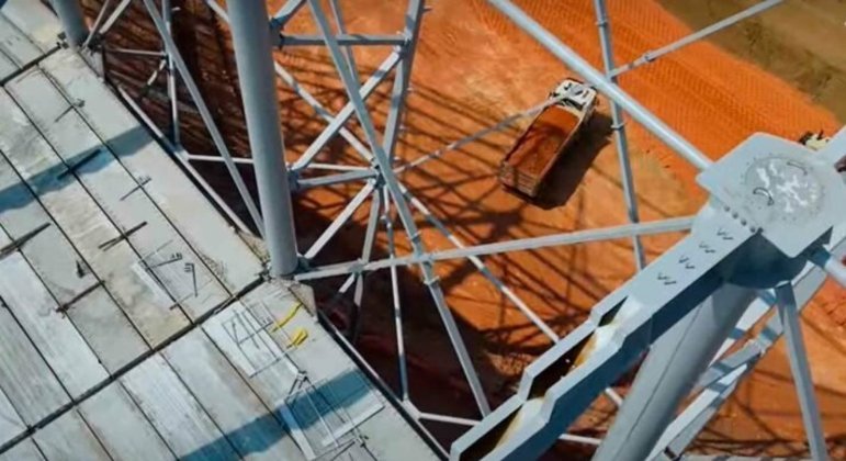 GALERIA: Veja como estão as obras do novo estádio do Atlético-MG