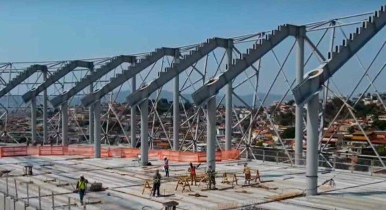 GALERIA: Veja como estão as obras do novo estádio do Atlético-MG
