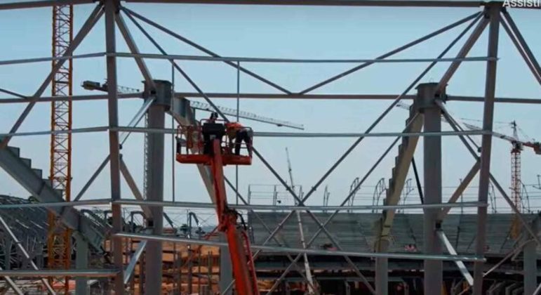 GALERIA: Veja como estão as obras do novo estádio do Atlético-MG