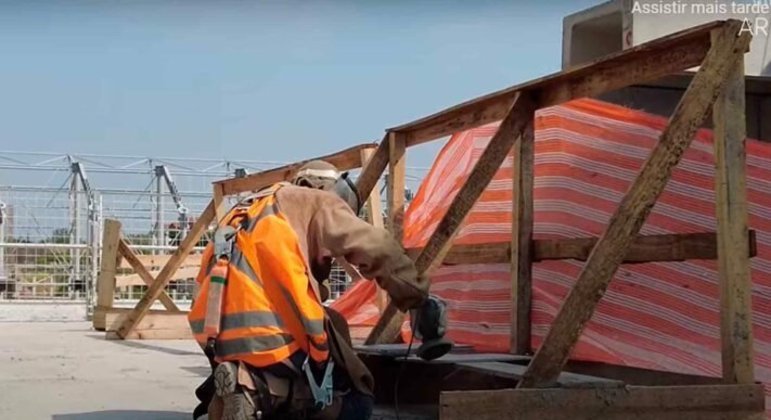 GALERIA: Veja como estão as obras do novo estádio do Atlético-MG