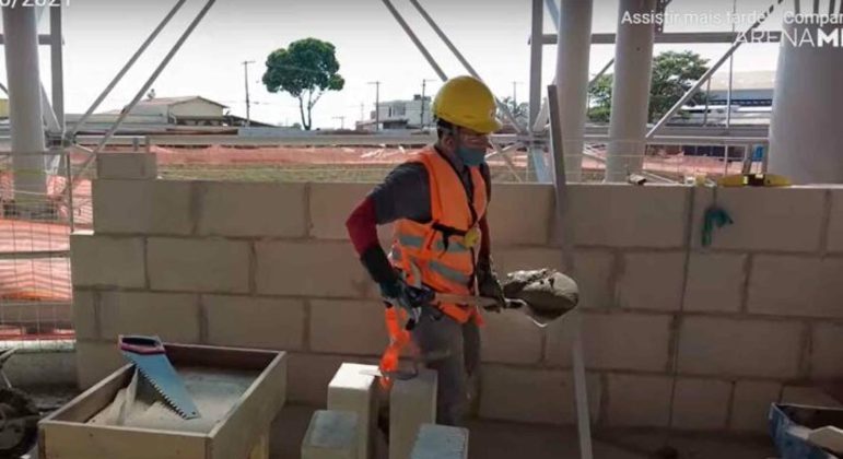 GALERIA: Veja como estão as obras do novo estádio do Atlético-MG