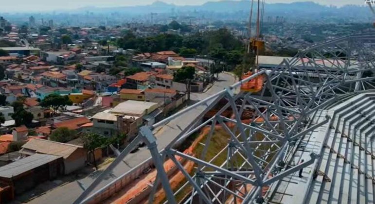 GALERIA: Veja como estão as obras do novo estádio do Atlético-MG