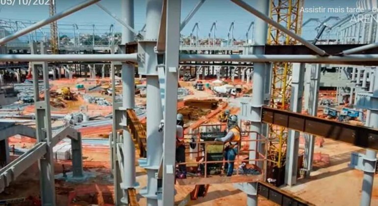 GALERIA: Veja como estão as obras do novo estádio do Atlético-MG