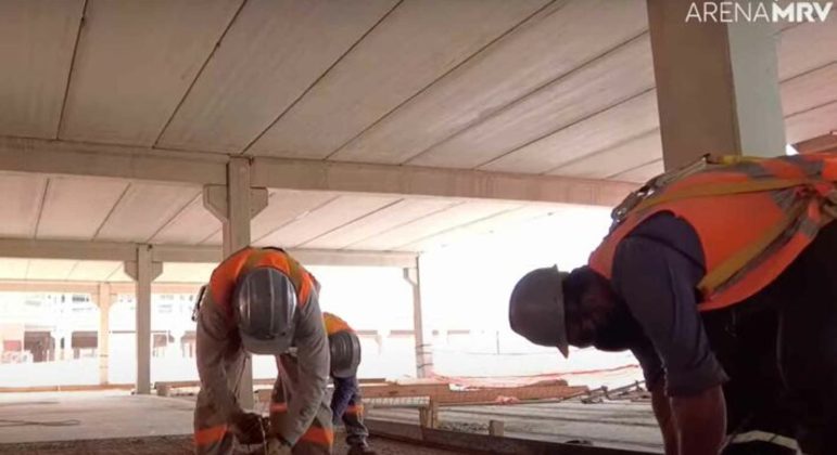 GALERIA: Veja como estão as obras do novo estádio do Atlético-MG