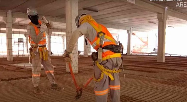 GALERIA: Veja como estão as obras do novo estádio do Atlético-MG