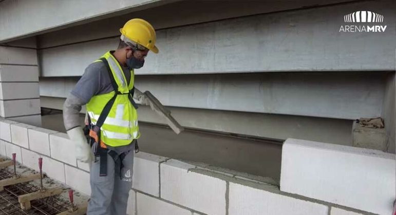 GALERIA: Veja como estão as obras do novo estádio do Atlético-MG