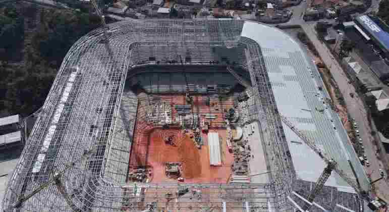 GALERIA: Veja como estão as obras do novo estádio do Atlético Mineiro