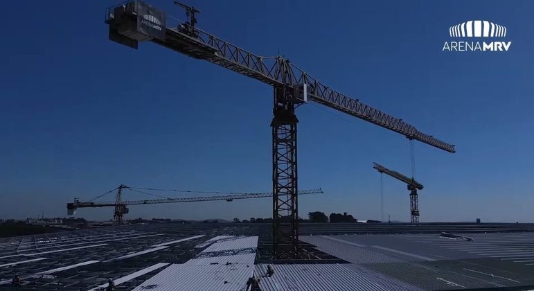 GALERIA: Veja como estão as obras do novo estádio do Atlético Mineiro