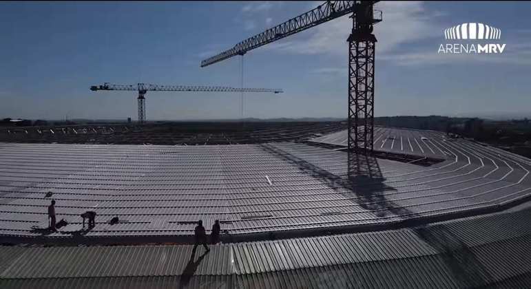 GALERIA: Veja como estão as obras do novo estádio do Atlético Mineiro