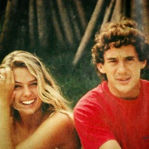 Galisteu postou foto antiga com Senna