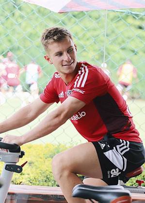 Galoppo em treino pelo São Paulo