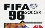 FIFA 96 - A capa global do game era estrelada pelo meio-campista romeno Ioan Sabău