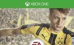 FIFA 17 - De forma inédita, a Electronic Arts deixou a decisão de quem estamparia a capa para os fãs, que definiram o alemão Marco Reus como o grande escolhido