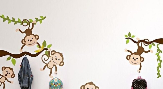Gancho de parede adesivo auxilia na organização das crianças
