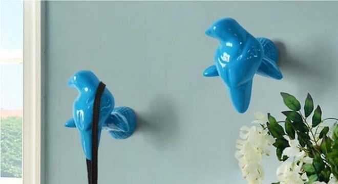 Gancho de parede com formato de pássaro