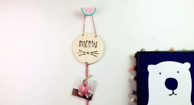 Gancho de parede em formato de melancia