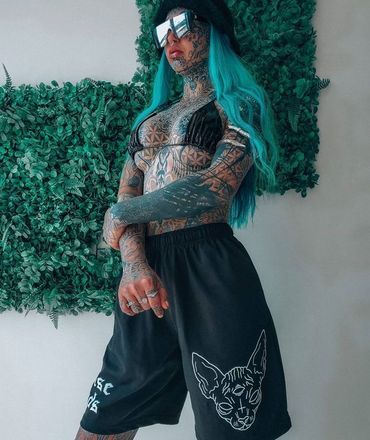 Amber Lukeé conhecida como Garota Dragão e tem um objetivo claro: ter 100% do corpo tatuado. Após muita persistência, ela está cada vez mais próxima disso*Estagiária do R7, sob supervisão de Filipe Siqueira