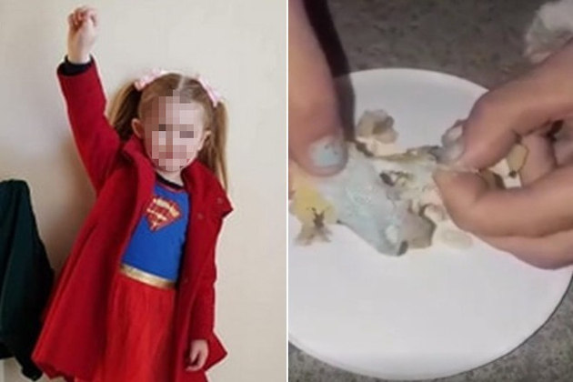 A mãe de uma garotinha de 6 anos alega que a filha engasgou com um pedaço de máscara encontrado dentro de um nugget do McDonald's