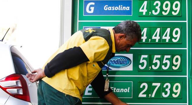 Valor mÃ©dio da gasolina subiu em torno de 20% desde outubro de 2016