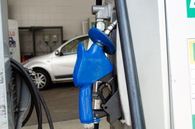 Posto de combustível na região central da cidade de São Paulo (SP)