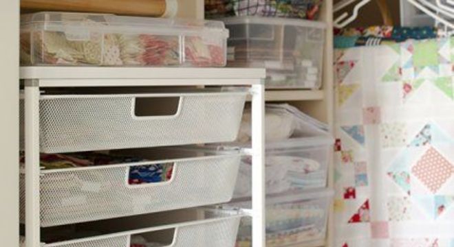 Gaveteiro organizador para atelier