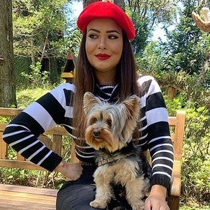 Geisy Arruda e seu cachorro, Mike