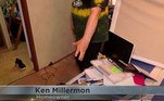 Ken Millermon mora em Elk Mound — uma pequena vila em Wisconsin (EUA) — e disse à rede à rede WQOW-TV que o pedaço de gelo 