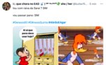 Por outro lado, tem também quem segue apoiando Sarai e resolveu 