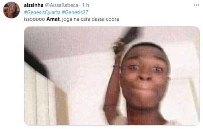 Os internautas estavam esperando uma briga, mas Amat não é dessas. Ela 'bateu' em Nadi com palavras e recebeu todos os elogios! E, por isso, nos dias de hoje, a gente diria: 'A patroa tá on'!Para saber como será a vida de Terá ao lado de Amat e Nadi, já sabe: continue ligado em Gênesis, de segunda a sexta, às 21h, na Record TV!