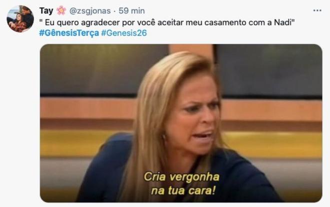 A frase de Terá deixou os internautas revoltados e o ódio pelo personagem só aumenta