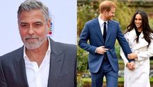 George Clooney não é mais amigo de príncipe Harry e Meghan Markle por causa de rei Charles 3º