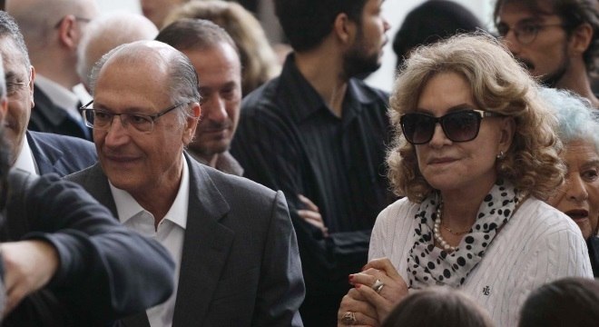 Geraldo Alckmin falou ao chegar no velório de Goldman