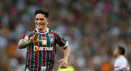 Cano comemora gol diante do São Paulo