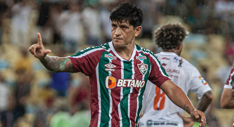 Germán Cano foi o nome do Fluminense na vitória sobre o Audax-RJ